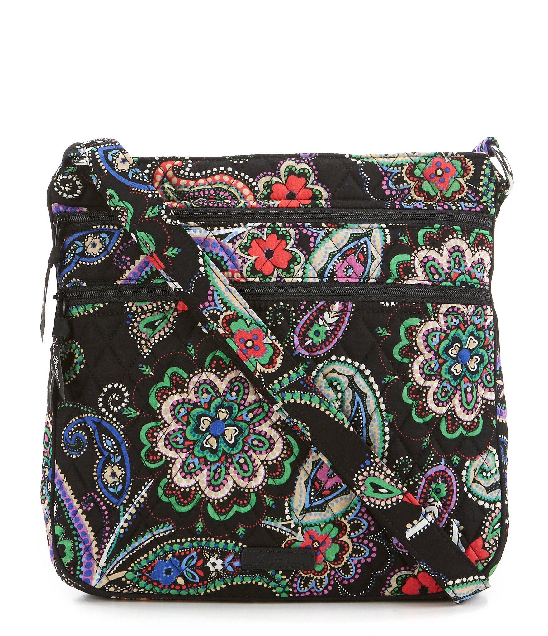 Vera Bradley Iconic Triple Zip Hipster Crossbody Bag In Blue Lyst C7F